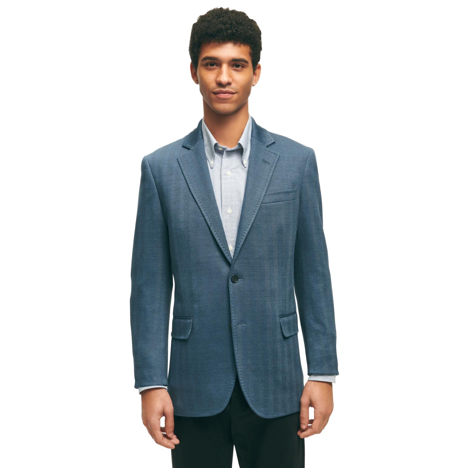 Brooks Brothers Linen Herringbone Sport Coat